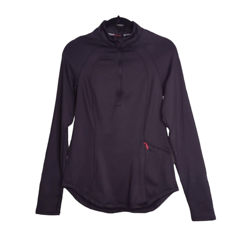 Spyder black fleece-lined track jacket S NWT
